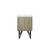 Lexora -  Lancy 24" Rustic Acacia Bathroom Vanity - White Quartz Top -  White Square Sink - LLC24SKSOS000