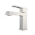 Lexora -  Lancy 24" Rustic Acacia Bathroom Vanity - White Quartz Top - White Square Sink -  Labaro Brushed Nickel Faucet Set - LLC24SKSOS000FBN