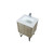 Lexora -  Lancy 24" Rustic Acacia Bathroom Vanity - White Quartz Top - White Square Sink -  Labaro Rose Gold Faucet Set - LLC24SKSOS000FRG