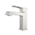 Lexora -  Lancy 30" Rustic Acacia Bathroom Vanity - White Quartz Top - White Square Sink -  Labaro Brushed Nickel Faucet Set - LLC30SKSOS000FBN