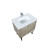 Lexora -  Lancy 30" Rustic Acacia Bathroom Vanity - White Quartz Top - White Square Sink -  Labaro Rose Gold Faucet Set - LLC30SKSOS000FRG