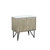 Lexora -  Lancy 36" Rustic Acacia Bathroom Vanity - White Quartz Top -  White Square Sink - LLC36SKSOS000