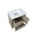Lexora -  Lafarre 30" Rustic Acacia Bathroom Vanity - White Quartz Top -  White Square Sink - LLF30SKSOS000