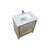 Lexora -  Lafarre 30" Rustic Acacia Bathroom Vanity - White Quartz Top - White Square Sink -  Monte Chrome Faucet Set - LLF30SKSOS000FCH