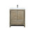Lexora -  Lafarre 30" Rustic Acacia Bathroom Vanity - White Quartz Top - White Square Sink -  Labaro Rose Gold Faucet Set - LLF30SKSOS000FRG