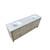 Lexora -  Lafarre 80" Rustic Acacia Double Bathroom Vanity - White Quartz Top -  White Square Sinks - LLF80DKSOD000
