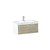 Lexora -  Scopi 30" Rustic Acacia Bathroom Vanity - Acrylic Composite Top with Integrated Sink -  Monte Chrome Faucet Set - LSC30SRAOS000FCH