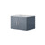 Lexora -  Geneva 30" Dark Grey Single Vanity - White Carrara Marble Top - White Square Sink  no Mirror - LG192230DBDS000