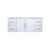 Lexora -  Geneva 48" Glossy White Single Vanity - White Carrara Marble Top - White Square Sink  no Mirror - LG192248DMDS000