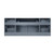 Lexora -  Geneva 48" Dark Grey Single Vanity - no Top  48" LED Mirror - LG192248DB00LM48
