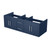 Lexora -  Geneva 60" Navy Blue Vanity Cabinet Only - LG192260DE00000