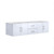 Lexora -  Geneva 72" Glossy White Double Vanity - White Carrara Marble Top - White Square Sinks  no Mirror - LG192272DMDS000