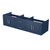 Lexora -  Geneva 72" Navy Blue Vanity Cabinet Only - LG192272DE00000