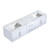 Lexora -  Geneva 80" Glossy White Double Vanity - White Carrara Marble Top - White Square Sinks  no Mirror - LG192280DMDS000
