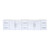 Lexora -  Geneva 84" Glossy White Double Vanity - White Carrara Marble Top - White Square Sinks  no Mirror - LG192284DMDS000