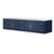 Lexora -  Geneva 84" Navy Blue Double Vanity - White Carrara Marble Top - White Square Sinks  no Mirror - LG192284DEDS000