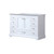 Lexora -  Dukes 48" White Vanity Cabinet Only - LD342248SA00000