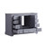 Lexora -  Dukes 48" Dark Grey Vanity Cabinet Only - LD342248SB00000