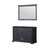 Lexora -  Dukes 48" Espresso Single Vanity - no Top  46" Mirror - LD342248SG00M46