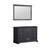 Lexora -  Dukes 48" Espresso Single Vanity - no Top  46" Mirror - LD342248SG00M46