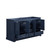 Lexora -  Dukes 60" Navy Blue Vanity Cabinet Only - LD342260DE00000