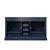 Lexora -  Dukes 60" Navy Blue Double Vanity - no Top  58" Mirror - LD342260DE00M58