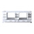 Lexora -  Dukes 84" White Vanity Cabinet Only - LD342284DA00000