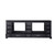 Lexora -  Dukes 84" Espresso Vanity Cabinet Only - LD342284DG00000