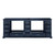 Lexora -  Dukes 84" Navy Blue Vanity Cabinet Only - LD342284DE00000