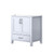 Lexora -  Jacques 30" White Vanity Cabinet Only - LJ342230SA00000