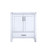 Lexora -  Jacques 30" White Vanity Cabinet Only - LJ342230SA00000