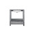 Lexora -  Jacques 30" Distressed Grey Single Vanity - White Carrara Marble Top - White Square Sink  no Mirror - LJ342230SDDS000