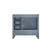 Lexora -  Jacques 36" Dark Grey Vanity Cabinet Only - Left Version - LJ342236SB00000-L