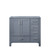 Lexora -  Jacques 36" Dark Grey Vanity Cabinet Only - Left Version - LJ342236SB00000-L