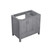 Lexora -  Jacques 36" Distressed Grey Vanity Cabinet Only - Left Version - LJ342236SD00000-L