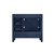 Lexora -  Jacques 36" Navy Blue Vanity Cabinet Only - Left Version - LJ342236SE00000-L