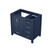 Lexora -  Jacques 36" Navy Blue Vanity Cabinet Only - Left Version - LJ342236SE00000-L