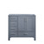 Lexora -  Jacques 36" Dark Grey Vanity Cabinet Only - Right Version - LJ342236SB00000-R