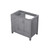 Lexora -  Jacques 36" Distressed Grey Vanity Cabinet Only - Right Version - LJ342236SD00000-R