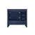 Lexora -  Jacques 36" Navy Blue Vanity Cabinet Only - Right Version - LJ342236SE00000-R