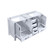 Lexora -  Jacques 60" White Vanity Cabinet Only - LJ342260DA00000
