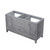 Lexora -  Jacques 60" Distressed Grey Vanity Cabinet Only - LJ342260DD00000