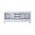 Lexora -  Jacques 72" White Vanity Cabinet Only - LJ342272DA00000