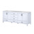 Lexora -  Jacques 80" White Double Vanity - White Carrara Marble Top - White Square Sinks  no Mirror - LJ342280DADS000