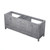 Lexora -  Jacques 80" Distressed Grey Vanity Cabinet Only - LJ342280DD00000