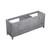 Lexora -  Jacques 80" Distressed Grey Vanity Cabinet Only - LJ342280DD00000