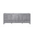 Lexora -  Jacques 84" Distressed Grey Vanity Cabinet Only - LJ342284DD00000