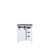 Lexora -  Marsyas 30" White Single Vanity - Grey Quartz Top - White Square Sink  no Mirror - LM342230SAAS000