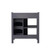 Lexora -  Marsyas 30" Dark Grey Vanity Cabinet Only - LM342230SB00000