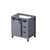 Lexora -  Marsyas 30" Dark Grey Vanity Cabinet Only - LM342230SB00000